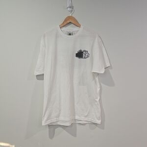 Retro 90's Cross Colours Yadig Post Hip Hop Nation White Graphic T-Shirt **Rare*